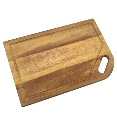 China 17.7 Inch Wooden Cutting Board Acacia Wood Large Kitchen Home Chopper for sale