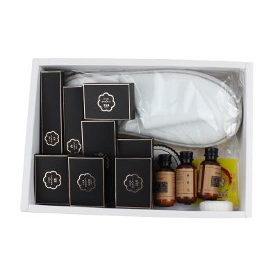 China Fashion unisex factory direct sales bathroom amenities cheap luxury hotel toiletries kit for sale