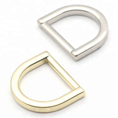 China Metal D Shape Buckle Handle Hardware Bag Accessories Metal D Clip For Bags for sale