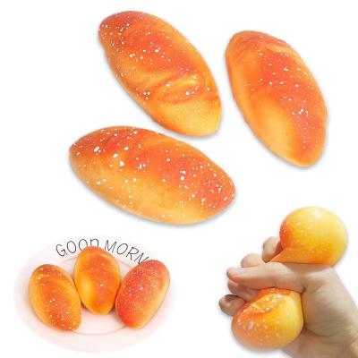 China Powder 2022 Direct Soft Plastic Stress Ball Squishy Food Plant Bread Squeeze Powder Squeeze Toys Stress Relief Stress Ball Squishy Sensory Toy for sale