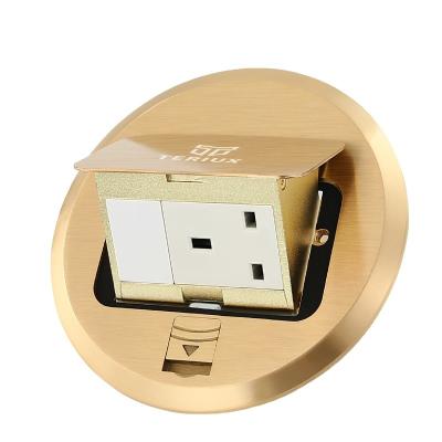 China Genuine British Residential / General Purpose Multi Mounted Automatic Power Box Extension Under Floor Socket for sale