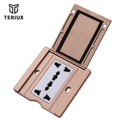 China Electrical Open Floor Socket Small Residential / Multipurpose American Standard Multi Module for sale