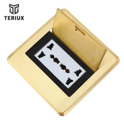 China Recessed Box Concealed Type Residential / General Purpose Universal 10A Floor Socket Electrical Outlet Outlet for sale