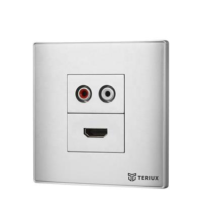 China New Professional Audio Teriux 86 Universal Universal Design Teriux 86 Type Residential / Multi-Purpose HD Plug Wall Socket for sale