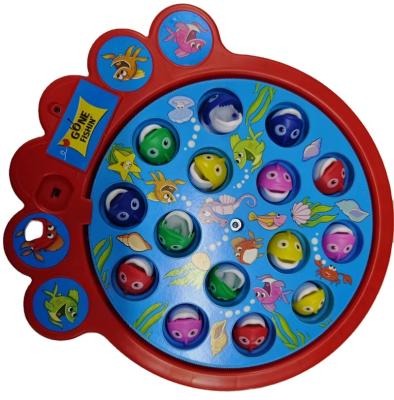 China Playing Popular Children's Musical Electric Plastic Toys Fishing Toy Game Set Interactive Toys For Children for sale