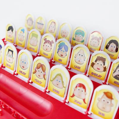 China Playing Hot Sale Board Game Family Parent-child Guess Characters Game Guessing Characters People Educational Toy Gift for sale