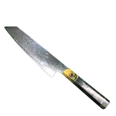 China 8 Inch Amazon Amazon Disposable AUS-10V Damascus Custom 2019 Hit Japanese Stainless Steel Kitchen Kiritsuke Knife for sale