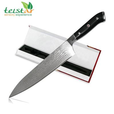 China Wholesale Retail Factory Disposable Production 8 Inch 67 Layers Chef Knife Japan Damascus Knife Kitchen for sale