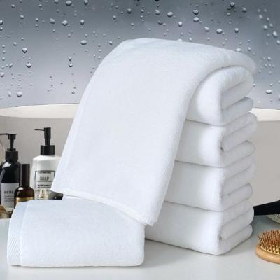 China 5 Star Bathroom Linen Plain Weave Terry 100% Cotton Hotel Bath Towel for sale