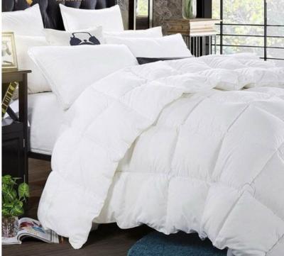 China Luxury 100% Cotton Cover White Goose Down Duvet For Hotel Home for sale