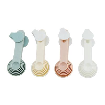 China 5 PCS Viable Set 1.25ml 2.5ml 5ml 7.5ml 15ml Sugar Coffee Plastic Measuring Scoop and Mini Tea Measuring Scoops for Kitchen for sale