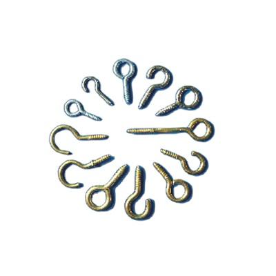 China To Connect Curtain Wire Screw Eyes Screw Hooks For Stretch Curtain Wire Rod for sale