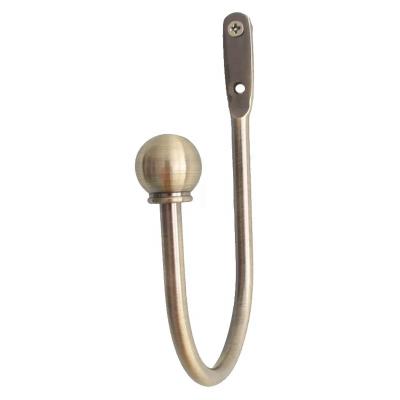 China Curtian Accessories Metal Ball Obstacle Hangs Curtain Obstacle Hook Holder for sale