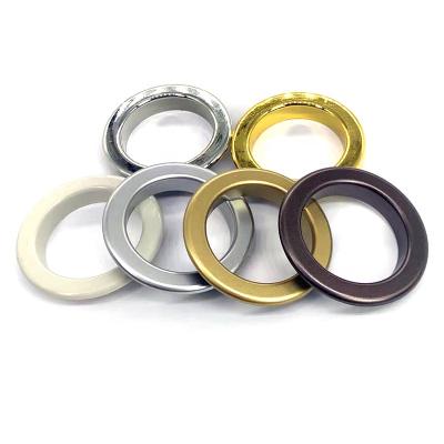 China Curtain Accessories Plastic Grommet Strip Rings Plastic Grommet For Curtain Strip for sale