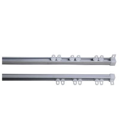 China For Hanging Main Straight And Curved Aluminum Curtain Rail Track for sale