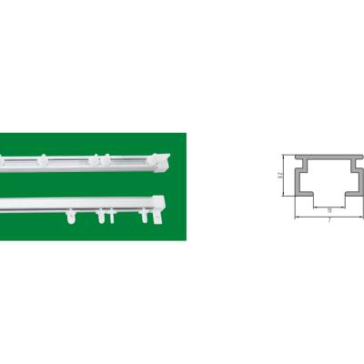 China For Hanging Main Straight And Curved Aluminum Curtain Rail Track for sale