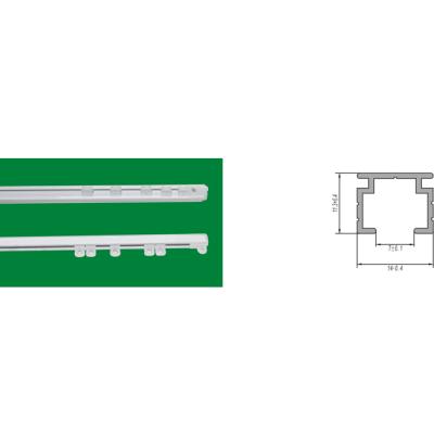 China For Hanging Main Straight And Curved Aluminum Curtain Rail Track for sale