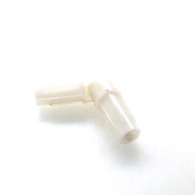 China White Curtain Poles Rod Elbow Corner Joint Connector Rod Elbow Joint Bay Window Curtain Pole for sale