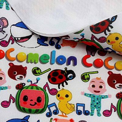 China New Arrival Shrink-Resistant Polyester Fabric Cartoon Character Printed Scuba Fabric for sale