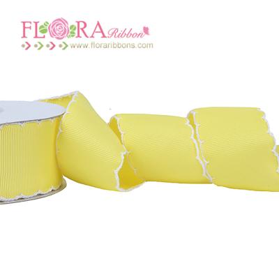 China Wholesale Single Face Solid Color Dot Grosgrain Ribbon for sale