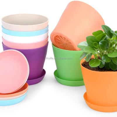 China Europe Amazon Painted Flower Pots , Vegetables Easy To Grow In Pots Ceramic Indoor Flower Pot for sale