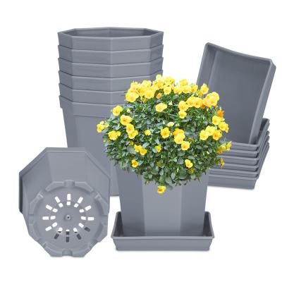 China Modern plastic smart marble ceramic cheap mini flower pots for sale for sale