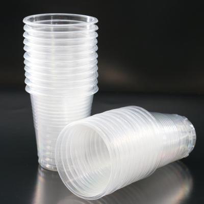 China Disposable Eco Friendly Customized Transparent Plastic PLA Cold Drinking Cup for sale