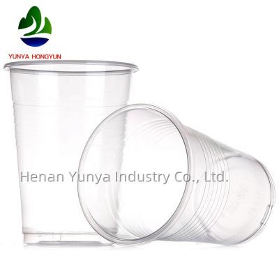 China Disposable Eco Friendly Disposable Clear plastic cup plastic cold drinking cup with logo customized 180ml for sale