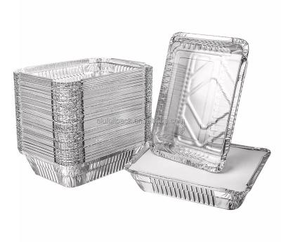 China Takeaway Food Packing High Quality Disposable Food Packaging Aluminium Foil Containers Tray for sale