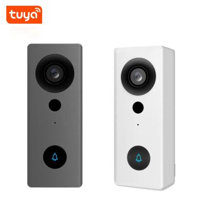 China Tuya 1080P Wifi Modern Doorbell HD Video Intercom Home Doorbell With Infrared Night Vision Pir Human Motion Detection Function for sale