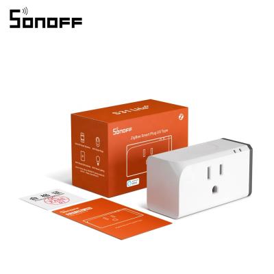 China Wifi Itead Sonoff S31 Lite zb ZigBee USA Version 15A Zigbee Smart Plug Work with SmartThings Hub Voice Control via Alexa for sale