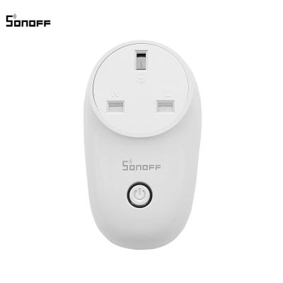 China Real Time Timer Remote Control Sonoff S26 UK WiFi Smart Plug Wireless ON/OFF APP Control Remote Phone for Amazon Echo Google Home for sale