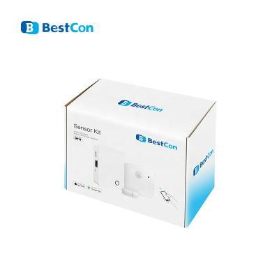 China Elderly Sensor Kit BROADLINK MSK1 BestCon Gateway Security Kit System 433Mhz Door Sensor Wireless Smart Home Automation Care for sale