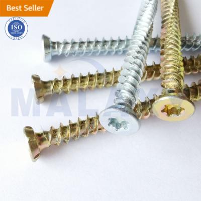 China Pan MALAXY Window Concrete Frame Screws Concrete Screw Countersunk Head Screws Concrete 7.5 for sale