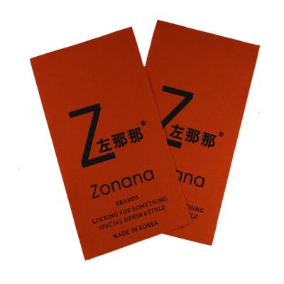 China Washable Performance Apparel Distinctive Exquisite Design Woven Neck Satin Print Label for sale