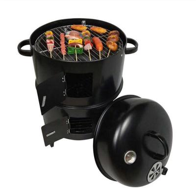 China Easy to Use Portable Charcoal Pellet Wood Smoking Offset Smoker for Patio BBQ for sale