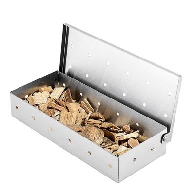 China Universal good quality easily cleaned smoker box for Smokey Flavor on the grill for sale