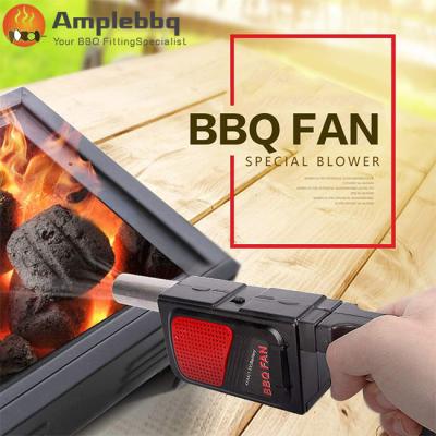 China High Quality Heat Resistance Flame Exciter Portable BBQ Battery Handheld Fan For Outdoor Picnic for sale