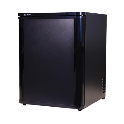 China COMPRESSOR Because-45D Mini Refrigerator With Arc Door Mini Bar Refrigerator High Quality black odorless and durable hotel refrigerator for sale