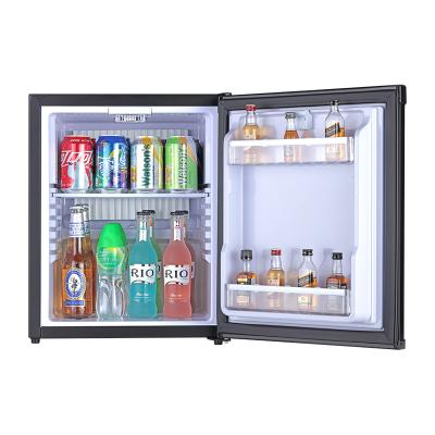 China XC-30JA Door Mini Fridge Hotel Mini Bar Refrigerator Absorption Silence Solid Steel Refrigerator Hotel for sale