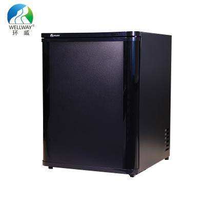 China 45L COMPRESSOR Door Silence Because-45D Compressor Small Plastic Solid Mini Fridge Mini Bar For Hotel for sale