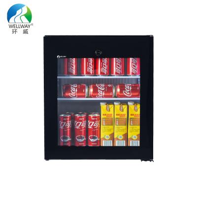 China XC-60CG Absorption Small Glass Door Refrigerator Hotel Mini Bar Fridge For 60 Liters Mini Bar for sale