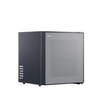 China XC-60CG Absorption Mirror Door Hotel Mini Bar Fridge For Glass OEM Silence 60 Liter Thermoelectric Mini Bar Refrigerator for sale