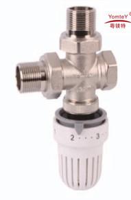 China yomtey brass automatic temperature control valve for sale