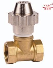 China yomtey brass magnetic lockable regulating valve for sale