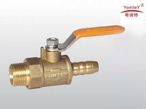 China yomtey brass hose connector  ball valve for sale