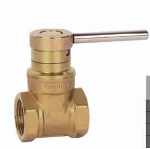 China Yomtey Brass magnetic  gate valve for sale