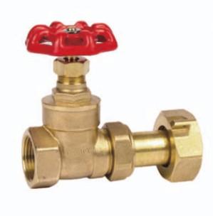 China Yomtey Brass gate valve for water meter for sale