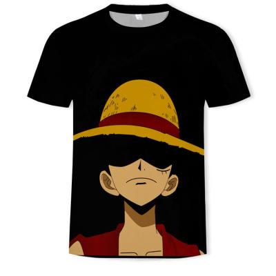 China Custom Anti-Wrinkle Costume T-shirt Anime One Piece T-shirts Printed T Shirts For Men for sale