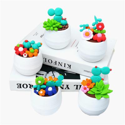 China Clay Diy Set Kids Craft Kit Succulent Pots Clay Diy Kit Art Crafts and Diy plays handmade toys for sale